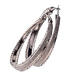 OSYARD Damen Ohrringe Ohrstecker Ohrschmuck, Frauen Schmuck Runde Dangle Eardrop Party Große Kreis Ohrschmuck,Geburtstag Geschenk Ohrstecker Persönlichkeit Hängeohrringe Earrings Hoop Ohrringe