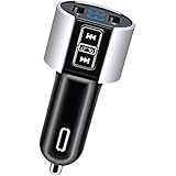 Bluetooth FM Transmitter, BliGli Dual USB Car Charger MP3 Player Handsfree Car Kit Wireless Radio Audio Adapter for iPhoneX / 8 / 7 / 6s / Plus, iPad Pro, Galaxy , Note 5 / 4, LG, Nexus, HTC and More