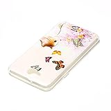 Crisant Hübsches Muster Drucken Design weich Silikon TPU schutzhülle Hülle für LG X Power 2,Premium Handy Tasche Schutz Case Cover transparent Crystal Bumper Schale für LG X Power 2 - 