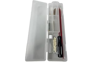 ECOMMUR Kit de Limpieza para Armas de perdigones | Juego de Baquetas para Pistolas, carabinas y escopetas de Aire comprimido y balines Calibre 4,5mm / 5,5mm
