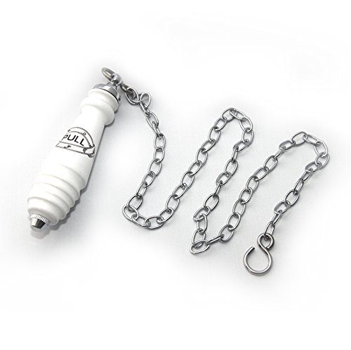 Viktorianische Spülkette Für Hoch-Spülkasten – Aus Keramik & Chrom – Traditionell - 2