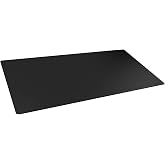 Klasse Pro Black Edition - Dikişli Kenar 70x30, 90x40, 100x50 ve 120x60 cm Oyuncu Gaming Mouse Pad (Siyah, 120x60 cm)