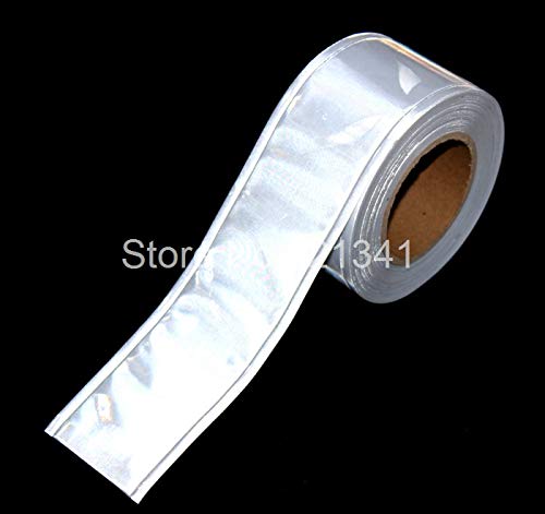 Preisvergleich Produktbild CUSHY Hohe Licht Silber Gitterband PVC reflektierende Streifen reflektierende Bekleidungszubehör Sicherheitsreflexfolie 50 mm (2 & quot;) G50-2: 20 Meter