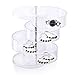 Hotrose Acrylic Jewellery Make-up Storage Holder with 4-Layer Swivel Box