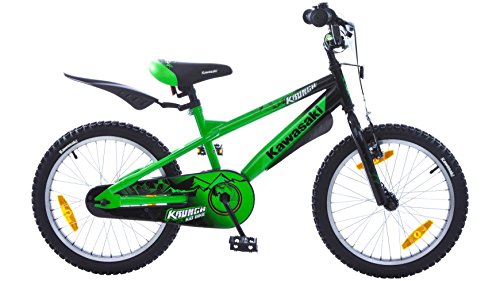 KAWASAKI Kinderfahrrad Krunch, 12/14/16/18 Zoll, 1 Gang, Rücktrittbremse 45,72 cm (18 Zoll) - 2