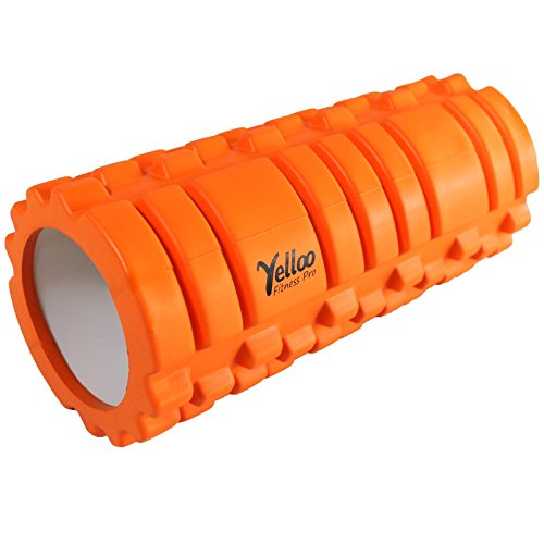 Yelloo Foam Roller Rouleau de massage pilates yoga sport fitness er2001 Orange
