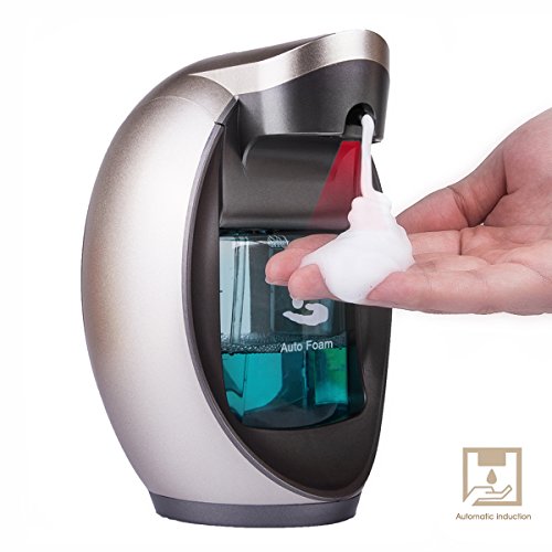 Preisvergleich Produktbild Automatischer Seifenspender Touchless Sensor Seifenspender Desinfektionsmittel Seife Spender 480ML Wandseifenspender für Reinigungsmittel, Wandspender für Flüssigseife, Dispenser für Bad & Dusche