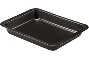 FORMEGOLOSE™, Lasagnera 22x28 cm, Acciaio con rivestimento antiaderente, Nero