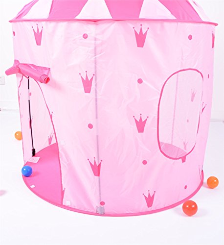 Vinsani Pink Crown Design Childrens Castle Pop-up Playhouse Tent Roll Up Door Play Tent reviews Vinsani Pink Crown Design Childrens Castle Pop-up Playhouse Tent Roll Up Door Play Tent