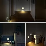 Emotionlite 2 Stück LED Nachtlicht mit Dämmerungssensor Kinder Nachtlicht Sehr gut für Kinderschlafzimmer Badezimmer Flur Treppenaufgang Korridor Schrank oder ein dunkles Zimmer Warmes weißes 2700 K Energiesparpaket - 6
