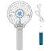 Casotec Portable Mini USB Fan Rechargeable Personal Handheld Fan Foldable Battery Operated / USB Powered for Home and Office - White RS.499.00