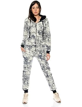Crazy Age Jumpsuit Overall Abstrakt Warm und Kuschelig Newlook