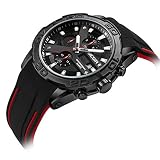 LLLS Mens Uhren, Silikon-Strap Kalender Wasserdicht Wrist Watch Men Business Watch Sports Design Quartz Wrist Uhren