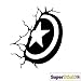 Produktbild Captain America The First Avenger Schild steckt in Wand ca 60x60cm Wandtattoo Hobby Deko Dekoration Home Basteln aus Hochleistungsfolie Aufkleber Autoaufkleber Tuningaufkleber von SUPERSTICKI® aus Hochleistungsfolie für alle glatten Flächen UV und Waschanlagenfest Tuning Profi Qualität Auto KFZ Scheibe Lack Profi-Qualität Tuning