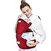 Produktbild Angelcare Baby Carrier/ergonomische Tragesitz/Rucksack 4 in 1 tragen Möglichkeiten Carrier/geeignet für 3–36 Monate/Taille Gürtel Ergonomische Tragetuch Rucksack (rot)