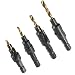 Produktbild 4pcs #6 #8 #10 #12 HSS Flute Senker Bohrer Set Screwdriver Reibahle Holzverarbeitung Countersink Drill Werkzeug-gold
