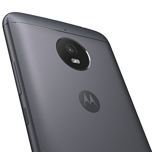 Motorola Moto E4 Plus Smartphone (13,97 cm (5,5 Zoll) HD Display, 3 GB RAM/16 GB Speicher, Dual-SIM, Android 7.1.1) Iron Grau