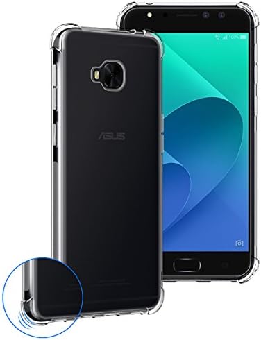 Asus ZenFone 4 Selfie Pro ZD552KL Case, Siuber Ultra Slim Clear Shockproof Case Protective Cover [Shock Absorption, Anti Slip, Scratch Resistant] Premium Flexible TPU Silicone Case Cover for Asus 4 Selfie Pro