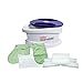 Waxwel Paraffin Bath-Unit Includes 6 Lb. Citrus Paraffin, 100 Liners, 1 Mitt And 1 Bootie