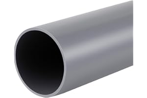 GALYON Tubo PVC Rígido 1 Metro – Desagüe, Fontanería y Evacuación de Aguas – Alta Resistencia, Impermeable y Fácil Instalación – Tramos Disponibles Ø75, Ø110, Ø125, Ø160 y Ø200 mm (Ø160 mm)