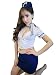 Produktbild Yinglite Damen Sexy Uniform Stewardess Flugbegleiterin Polizei Cop Polizistin Polizist Polizistinnen Lingerie Dessous Kostüm Erotisch Uniform Unterwäsche COSPLAY Spitze Reizwäsche Reizvolle Overall 2028 (Large)