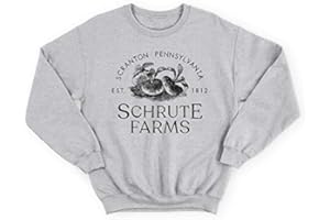 Sanfran Clothing Schrute Farms Bed & Breakfast Funny The Office US Dwight Michael Scott Jumper Sweater