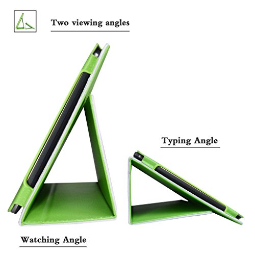 Archos 101b Oxygen hülle,Mama Mouth Folding Ständer Hülle Case mit Standfunktion für 10.1″ Archos 101b Oxygen Android 6.0 Tablet PC,Grün - 5