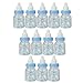 VORCOOL 12pcs Feeder Style Candy Bottle Gift Box Baby Shower Favors (Blue)