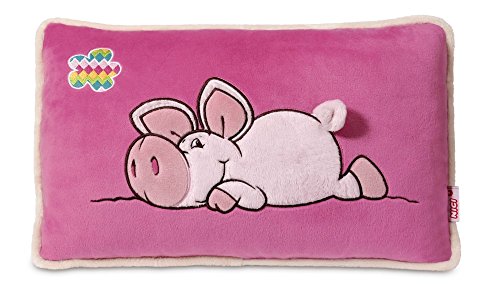Preisvergleich Produktbild Nici 39144 - Kissen Schwein, rechteckig, 43 x 25 cm, rosa