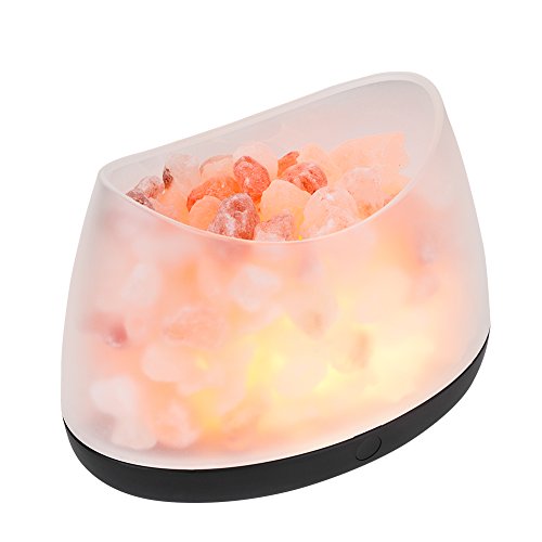Preisvergleich Produktbild Winzwon Salz Lampe Salzlampe Salzkristalllampe vom Himalaya Salzleuchte Stufenlos Dimmen Natürlich salz kristall lampe Festdekorationen & Geschenke