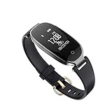 DJym Fitness Tracker HR, Activity Tracker Sports Watch Smart Wristband mit Pedometer Heart Rate Monitor IP67 wasserdicht,C