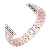 Produktbild TianranRT Bling Edelstahl Stahl Metall Armband Armband Band für Apple Watch Serie 440 mm (Rosa,40mm)