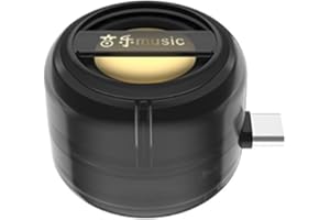 Cpolebev Portable Mini Speaker Universal Type-C Sound Box Type-C Plug in Mobile Phone Amplifier External Wired Home Clear Black