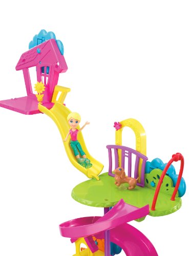 Polly Pocket X8539 Tree House Wall Party Playset with Polly Doll