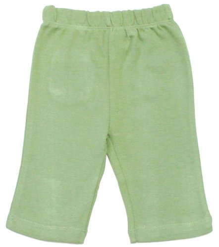 GOTS Certified Trousers Organic Cotton Clothing Baby Pants (Sage, 0-3m)