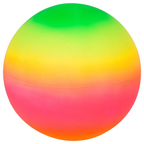 Regenbogenball Spielball in Regenbogenfarbe Ball Kinder Bunt Gummiball