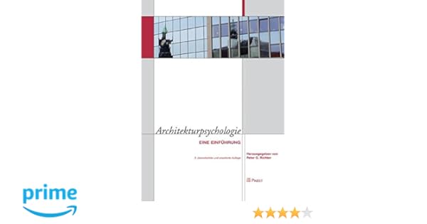 Architekturpsychologie Eine Einführung Amazonde Peter G - 