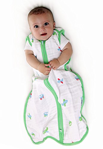 Schlummersack Baby Sommerschlafsack Musselin 0.5 Tog – Autos – erhältlich in verschiedenen Grössen: von Geburt bis 3 Jahre - 2