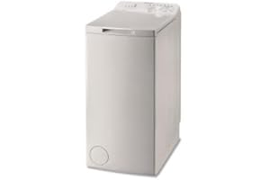Lave linge Top Indesit BTWNA61052FR - Lave linge - Pose libre - capacité : 6 Kg - Vitesse d'essorage maxi 1000 tr/min - Classe A++