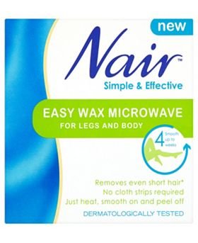 Nair simple and effective easy wax microwave for legs and body 400g
