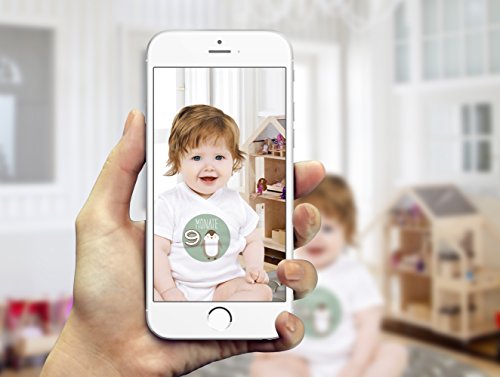 Baby Monatsaufkleber für das 1. Lebensjahr (Deutsch) – Tiermotive - 3