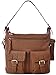 Produktbild MASQUENADA, Cntmp, Damen Schultertaschen, Hobo-Bags, Handtaschen, Umhängetaschen, DIN-A4, Leder Cognac, Camel, 30x33x13cm (B x H x T)