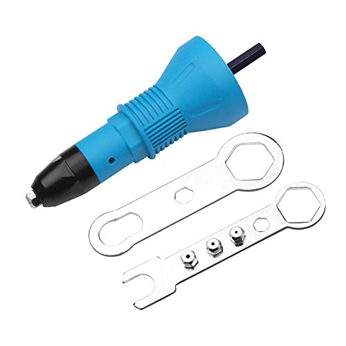 Flyes Pistola de Remache Taladro inalámbrico Pistola eléctrica de Remache Tuerca de Remache Remache inalámbrico Adaptador de Taladro de inserción Inserte la Herramienta de Tuerca