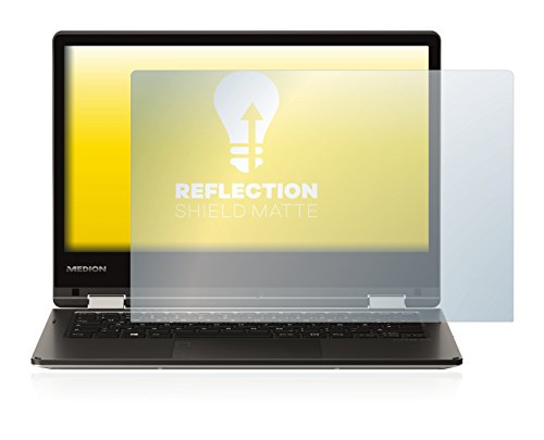 upscreen Reflection Shield Displayschutzfolie Medion Akoya E2228T Schutzfolie Matt – Entspiegelt, Anti-Fingerprint - 2