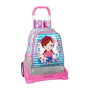 Glowlab Kids Oficial Mochila Infantil, Modelo 538 con Carro Safta Evolution, 330x420x140 mm