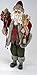 Produktbild Formano 1 Santa stehend 45cm Textil bordeaux