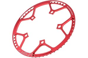 GIVBRO Bici Corona Guardia 130 BCD Narrow Wide Chainring 45T 47T 53T 56T 58T Catena Anello Pignoni per bici da strada, BMX MTB Bike