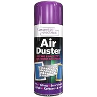 400ml Air Duster Can Multi Purpose Spray Can Cleaner for Electronics Equipment with Extendable Straw for Difficult to Reach A