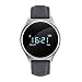 Produktbild KOBWA 2017 Neueste M7 Bluetooth 4.0 Herzfrequenz & Blutdruckmessgert Smart Armband Watch mit Schwarz, Silber & Glod, Stahl / Leder Riemen f¨¹r Ihr Gesundes Leben!
