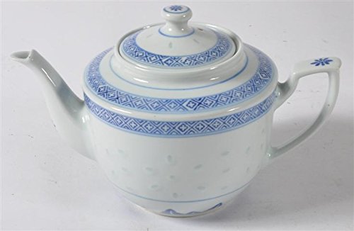 Preisvergleich Produktbild Reiskorn-Porzellan-Teekanne ca. 14,5 cm